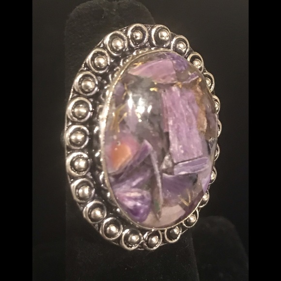 Jewelry - Copper Charoite Ring